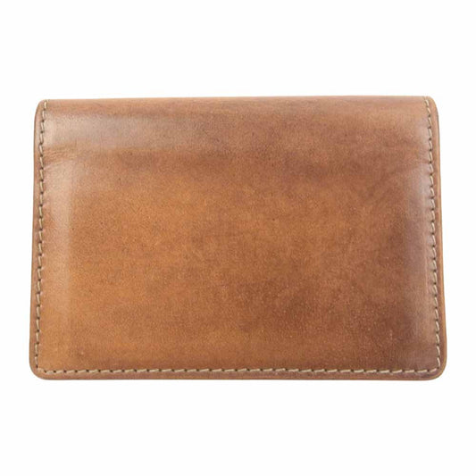 WHITE HOUSE COX ホワイトハウスコックス S2380 NAME CARD CASE SHADOW CALF VINTAGE BRIDLE  LEATHER ヴィンテージ ブライドルレザー 名刺入れ カードケース ブラウン系【中古】