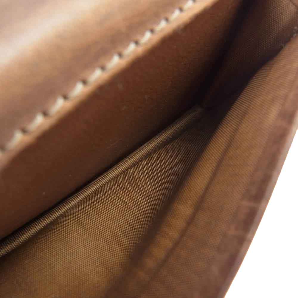 WHITE HOUSE COX ホワイトハウスコックス S2380 NAME CARD CASE SHADOW CALF VINTAGE BRIDLE  LEATHER ヴィンテージ ブライドルレザー 名刺入れ カードケース ブラウン系【中古】