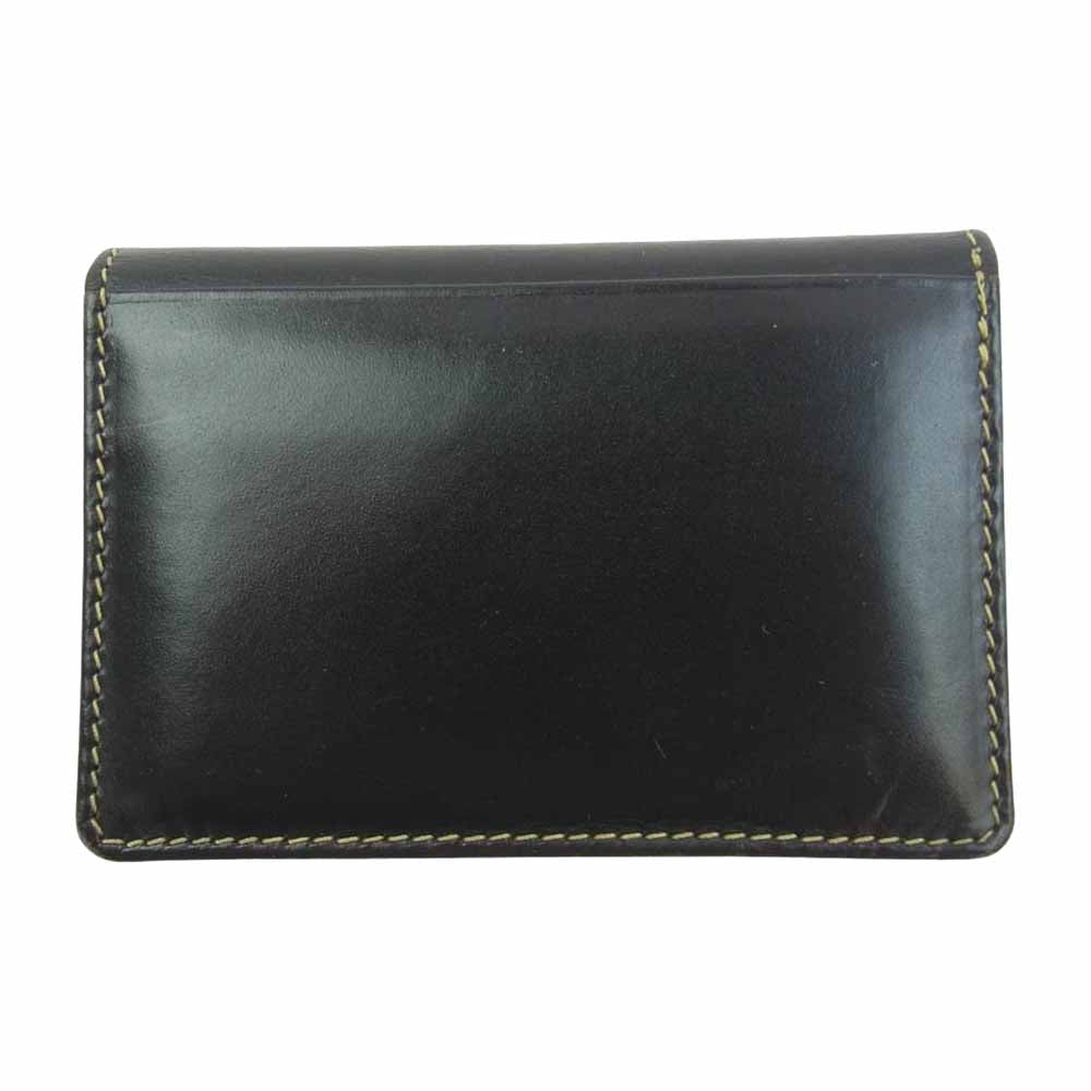 WHITE HOUSE COX ホワイトハウスコックス S1751 NAME CARD CASE BRIDLE LEATHER ブライドルレザー 名刺入れ カードケース グリーン系【中古】