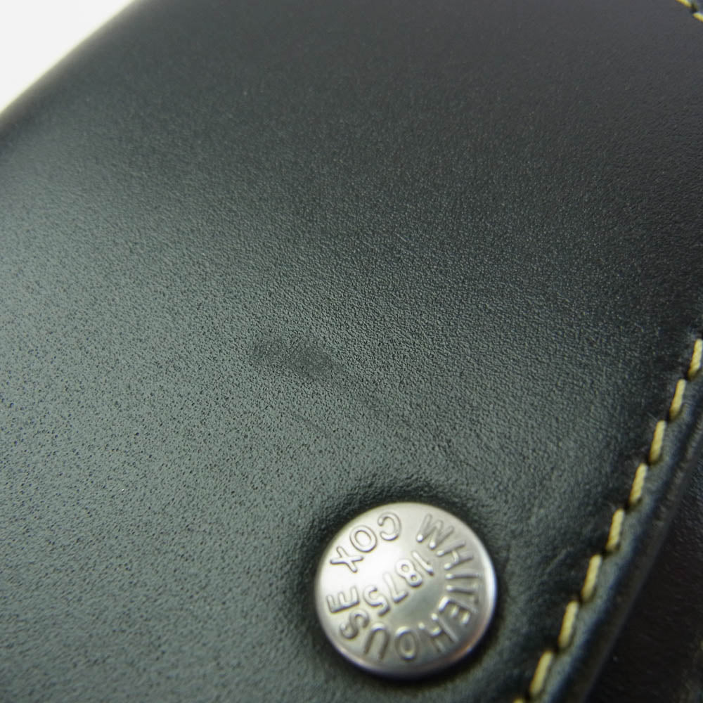 WHITE HOUSE COX ホワイトハウスコックス S1751 NAME CARD CASE BRIDLE LEATHER ブライドルレザー 名刺入れ カードケース グリーン系【中古】