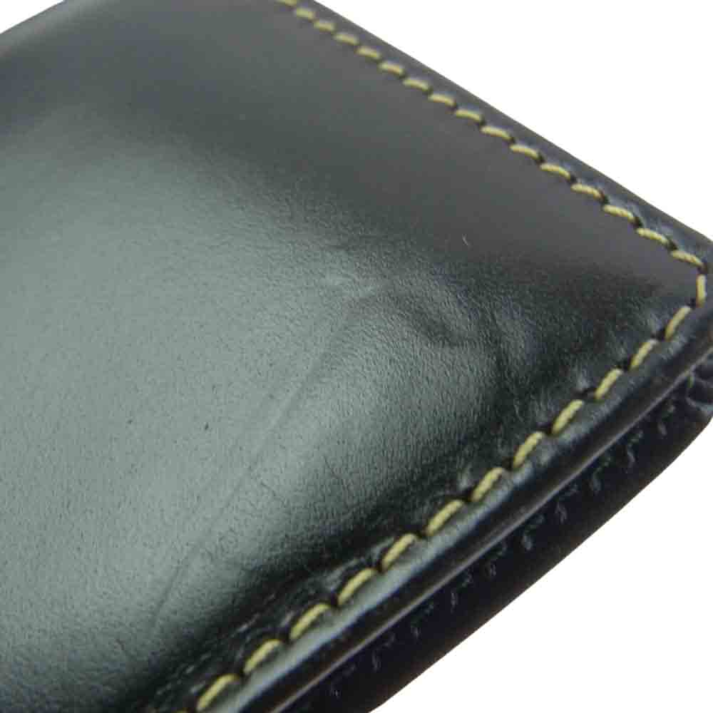 WHITE HOUSE COX ホワイトハウスコックス S1751 NAME CARD CASE BRIDLE LEATHER ブライドルレザー 名刺入れ カードケース グリーン系【中古】