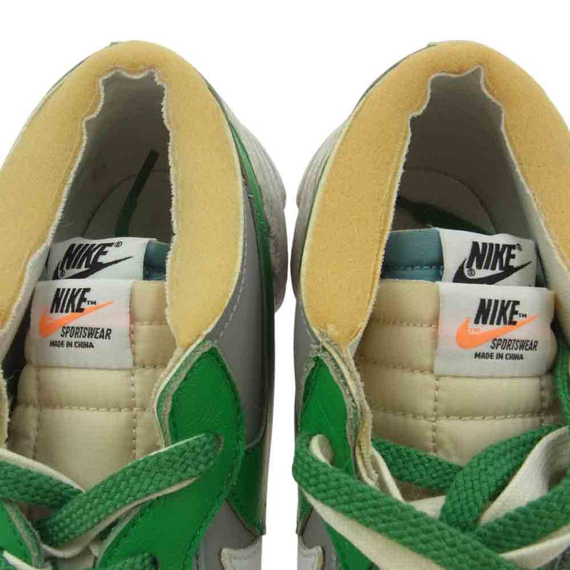 NIKE ナイキ DD1877-001 × sacai Blazer Low Classic Green サカイ ブレーザー ロー クラシックグリーン グリーン系 グレー系 28.5cm【中古】