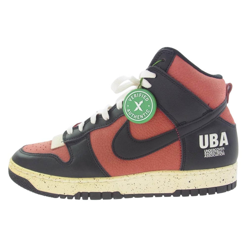 NIKE ナイキ DD9401-600 × UNDERCOVER Dunk High UBA アンダーカバー ダンク ハイ ブラック系 レッド系 28.5cm【中古】