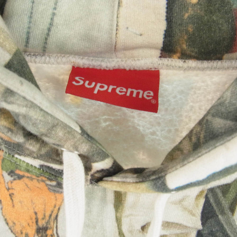 Supreme シュプリーム 21SS Dash's Wall Hooded Sweatshirt ダッシュズ ウォール フーデッド スウェット シャツ プルオーバー パーカー  総柄 マルチカラー M【中古】