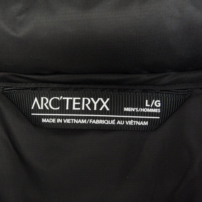 ARC'TERYX アークテリクス X000007853 CERIUM HOODY セリウム フーディー ダウン ジャケット ブラック系 L【中古】