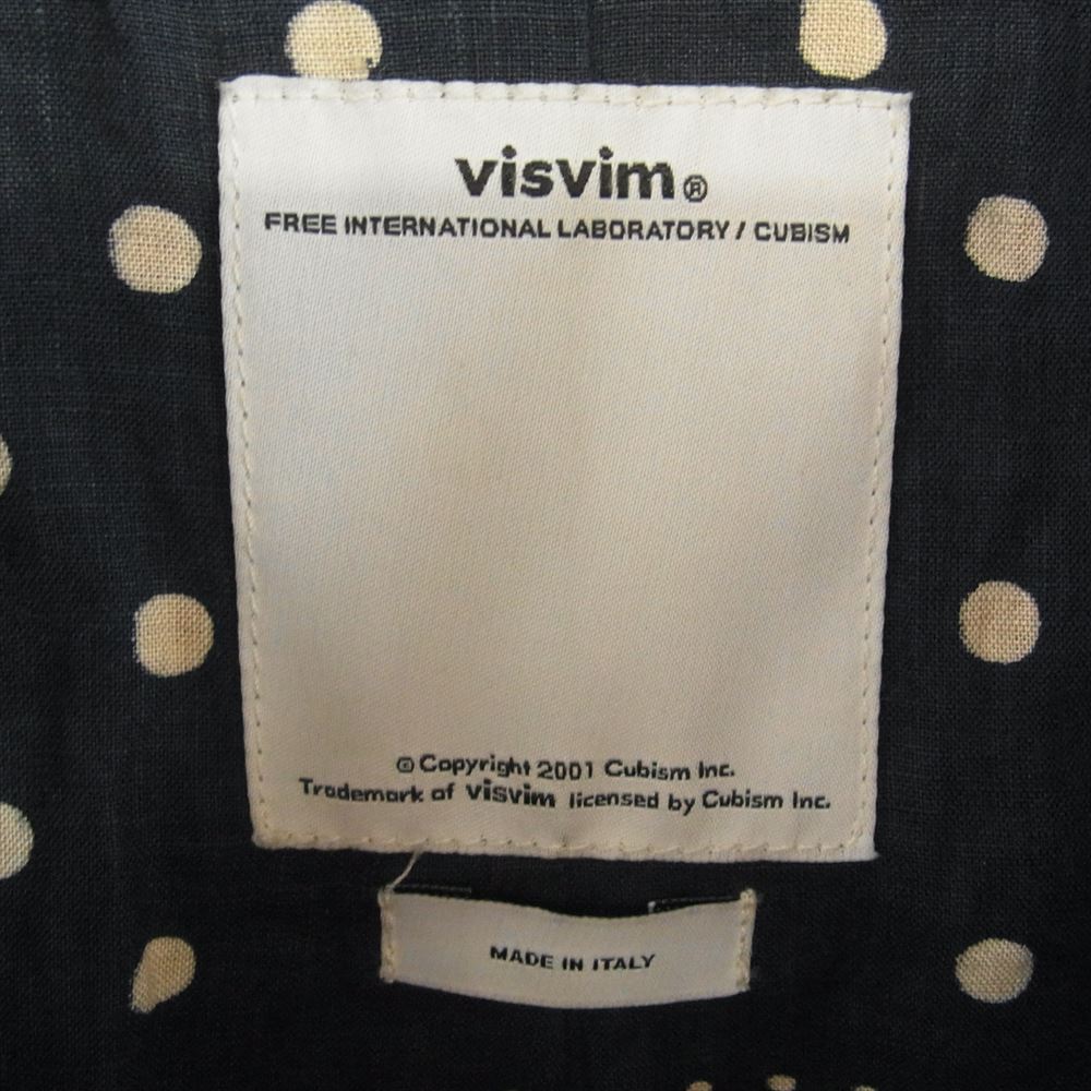 VISVIM ビズビム 14AW 0114405014001 CLIPPER JACKET クリッパー レザー ジャケット ブラック系 1【中古】