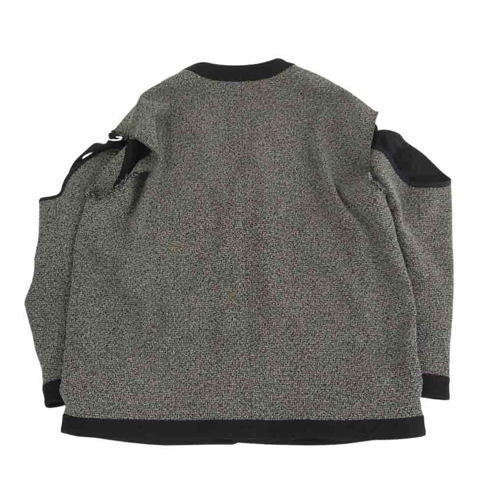 MAISON SPECIAL メゾンスペシャル 2WAYスリーブ ツイード ジャケット ビスチェ ニットパンツ FREE【中古】