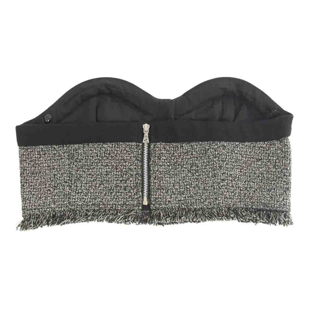 MAISON SPECIAL メゾンスペシャル 2WAYスリーブ ツイード ジャケット ビスチェ ニットパンツ FREE【中古】