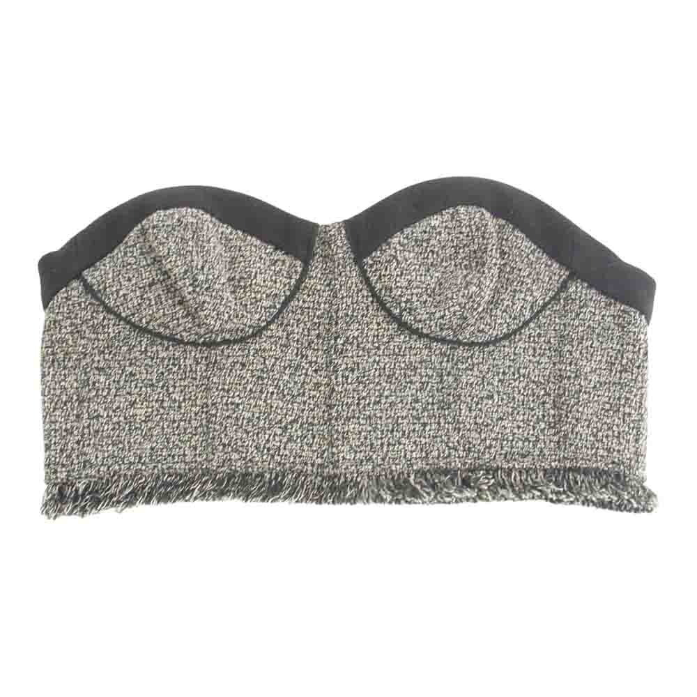 MAISON SPECIAL メゾンスペシャル 2WAYスリーブ ツイード ジャケット ビスチェ ニットパンツ FREE【中古】