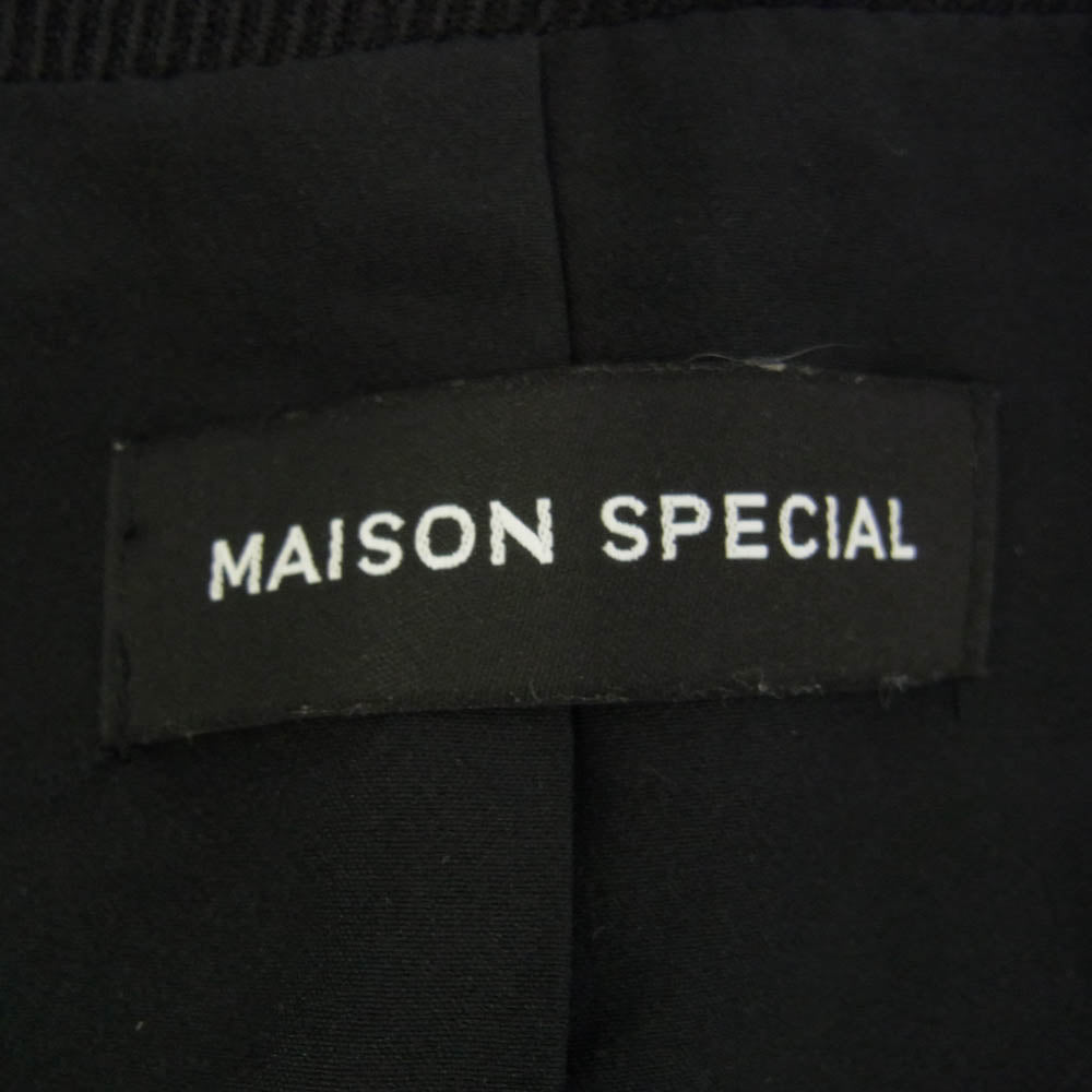 MAISON SPECIAL メゾンスペシャル 2WAYスリーブ ツイード ジャケット ビスチェ ニットパンツ FREE【中古】