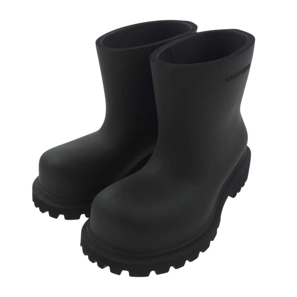 BALENCIAGA バレンシアガ 24SS 770589 STEROID BOOT ラバー ステロイドブーツ ブラック系 41【極上美品】【中古】