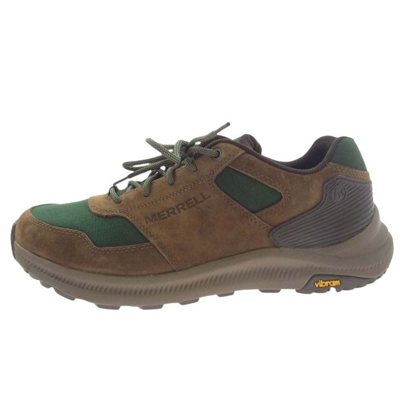 MERRELL メレル J16915 ONTARIO vibram オンタリオ ヴィブラム スニーカー ブラウン系 グリーン系 28.0cm【中古】