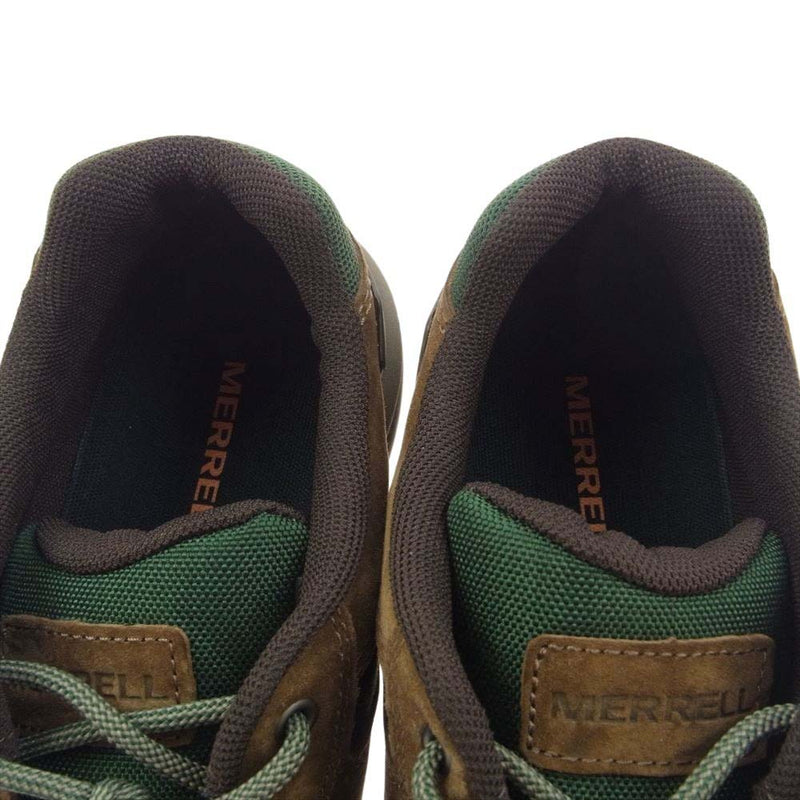 MERRELL メレル J16915 ONTARIO vibram オンタリオ ヴィブラム スニーカー ブラウン系 グリーン系 28.0cm【中古】