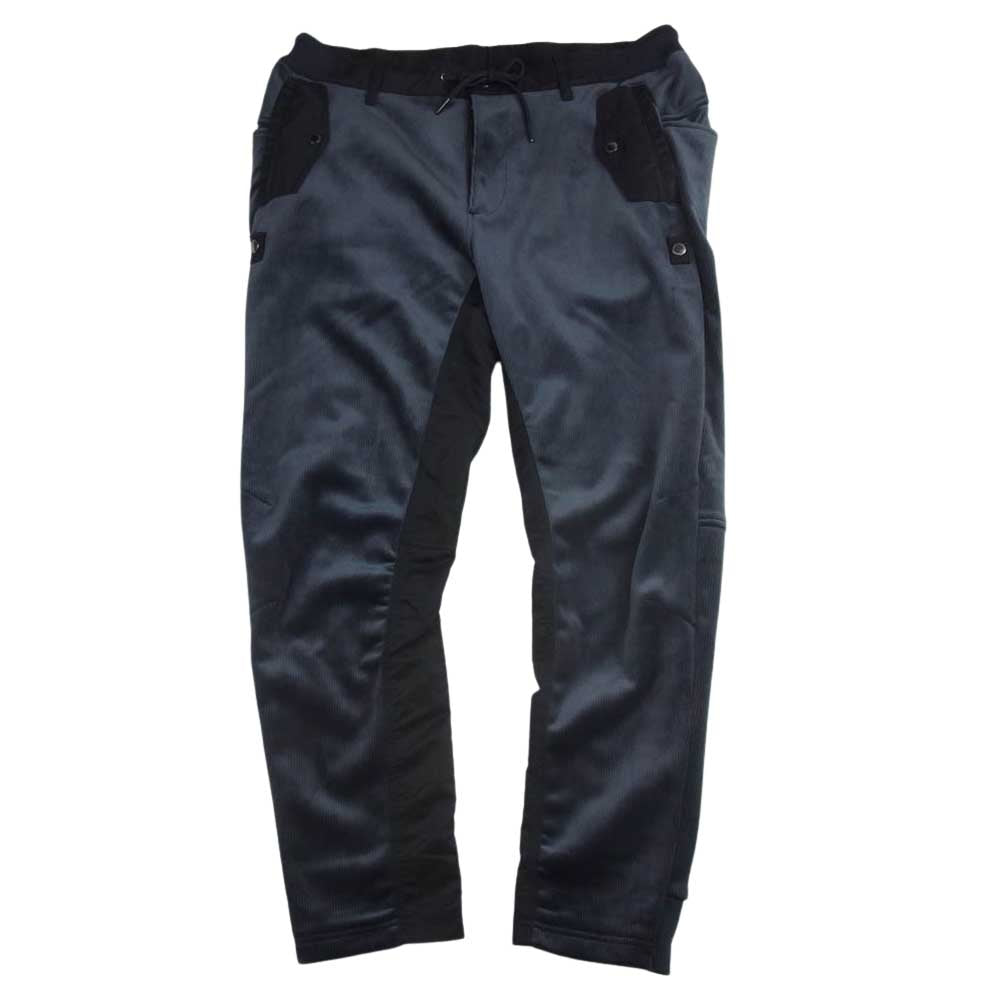 1piu1uguale3 ウノピュウノウグァーレトレ USB-23092 RELAX リラックス コーデュロイ コンビパンツ イージーパンツ チャコール系 XXL【中古】