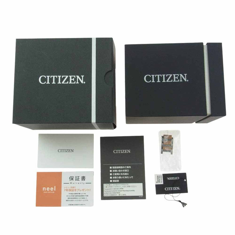 CITIZEN シチズン CB0215-77E アテッサ エコドライブ 電波時計 ダイレクトフライト ACT Line 限定モデル 世界限定1700本 腕時計 ウォッチ ブラック系 ゴールド系【中古】