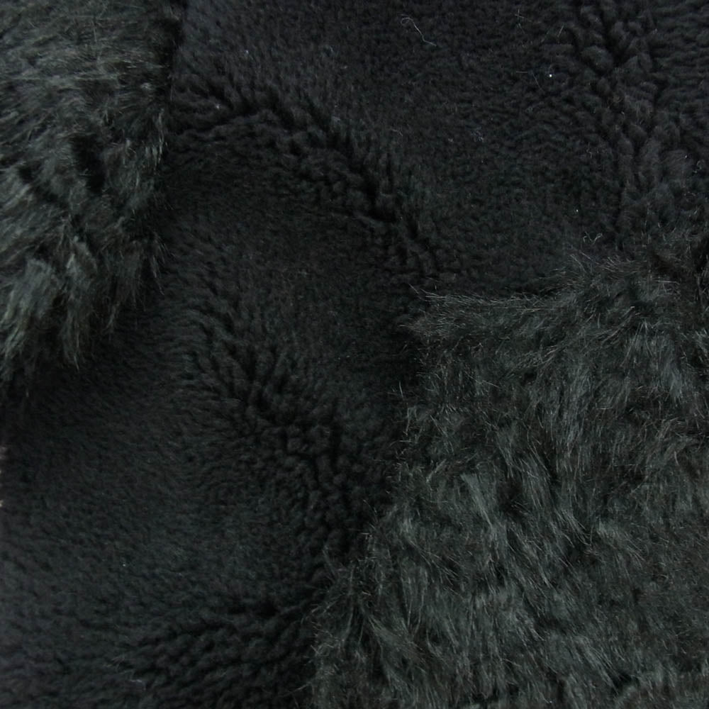 Sacai サカイ 24-03518M Faux Shearling x Faux Fur Hoodie フェイクシアリング フェイク ファー フーディジャケット ブラック系 1【極上美品】【中古】