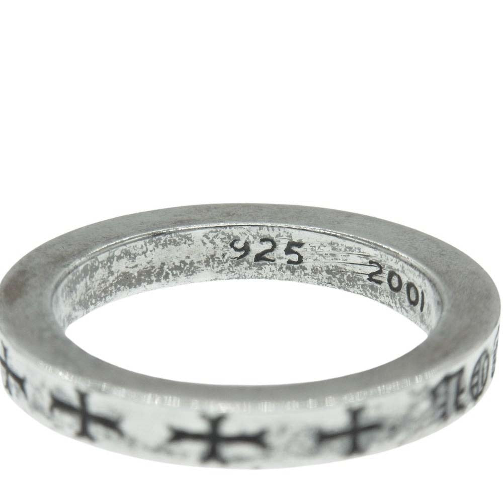 CHROME HEARTS クロムハーツ（原本無） 3mm SPACER NYC FUCKYOU 3mmスペーサー ニューヨーク ファックユー シルバー リング 17.5号【中古】