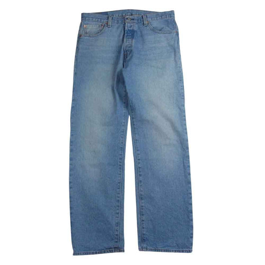 Levi's リーバイス 501 93 1993年復刻 ボタン裏4985 Straight Jeans スモールe ストレート ボタンフライ デニムパンツ ジーンズ インディゴブルー系 W34L32【中古】
