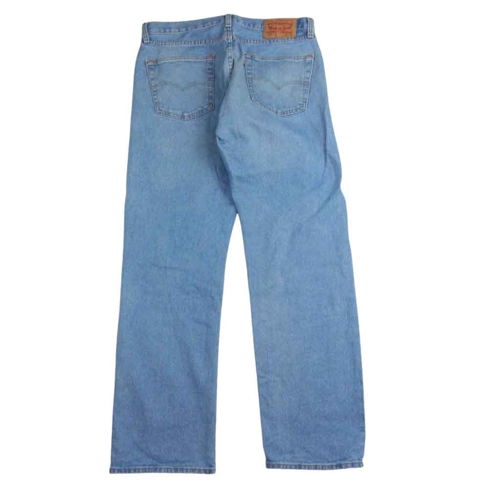 Levi's リーバイス 501 93 1993年復刻 ボタン裏4985 Straight Jeans スモールe ストレート ボタンフライ デニムパンツ ジーンズ インディゴブルー系 W34L32【中古】