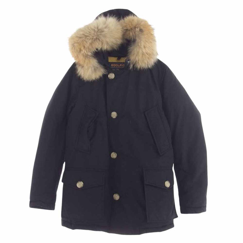 WOOLRICH ウールリッチ 1502284 ARCTIC PARKA アークティックパーカ コヨーテファー付き ブラック系 USA 3XS【中古】