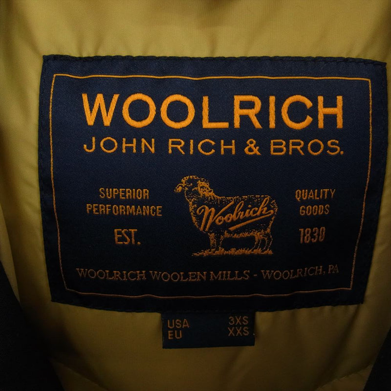 WOOLRICH ウールリッチ 1502284 ARCTIC PARKA アークティックパーカ コヨーテファー付き ブラック系 USA 3XS【中古】