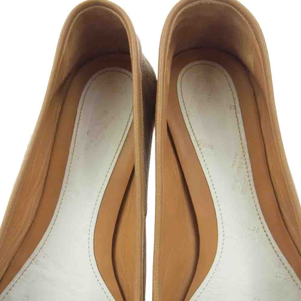 MAISON MARGIELA メゾンマルジェラ S58WZ0042 足袋 タビ バレエシューズ ベージュ系 38【中古】