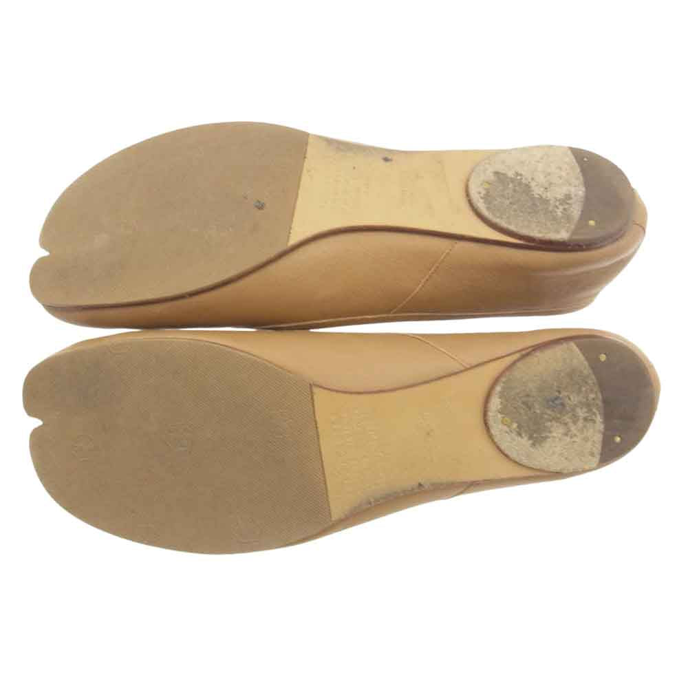 MAISON MARGIELA メゾンマルジェラ S58WZ0042 足袋 タビ バレエシューズ ベージュ系 38【中古】