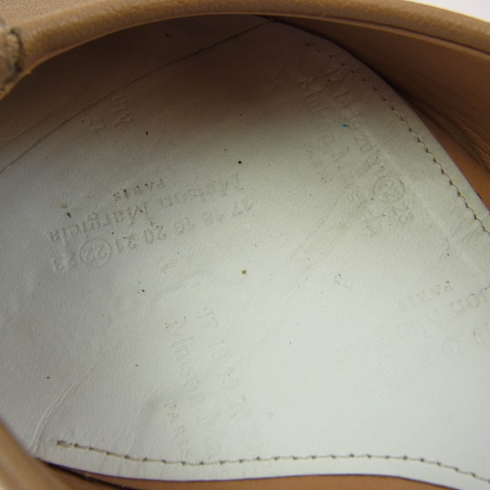 MAISON MARGIELA メゾンマルジェラ S58WZ0042 足袋 タビ バレエシューズ ベージュ系 38【中古】