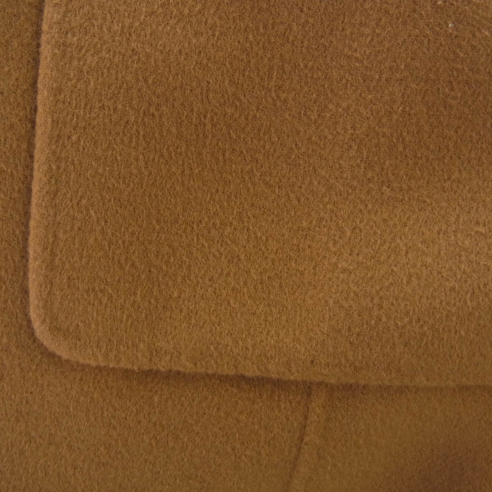 S Max Mara エスマックスマーラ ベルト付き ウール ロングコート ブラウン系 160/84A【美品】【中古】
