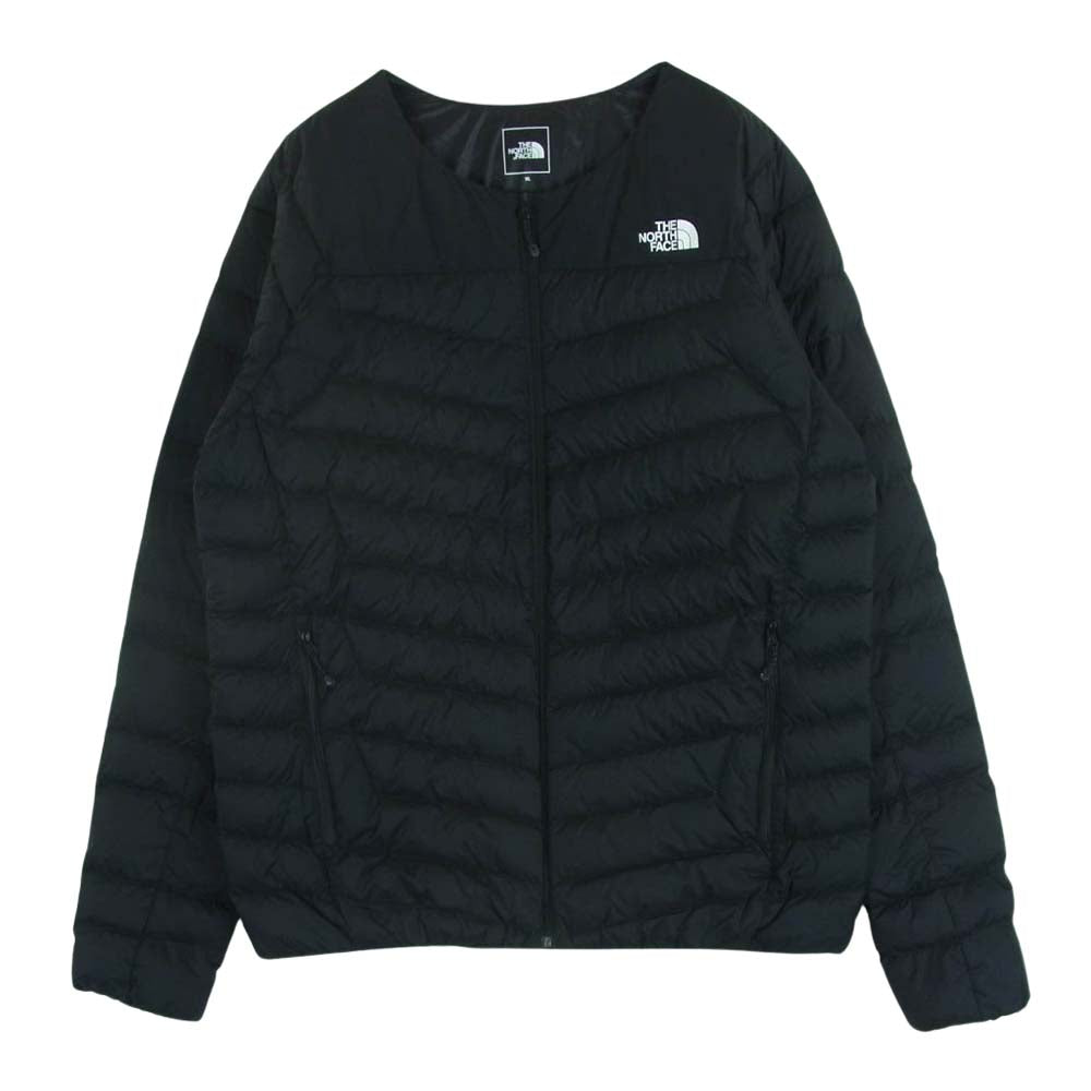 THE NORTH FACE ノースフェイス NY82213 Thunder Roundneck Jacket サンダー ラウンドネック ダウン ジャケット ブラック系 XL【美品】【中古】