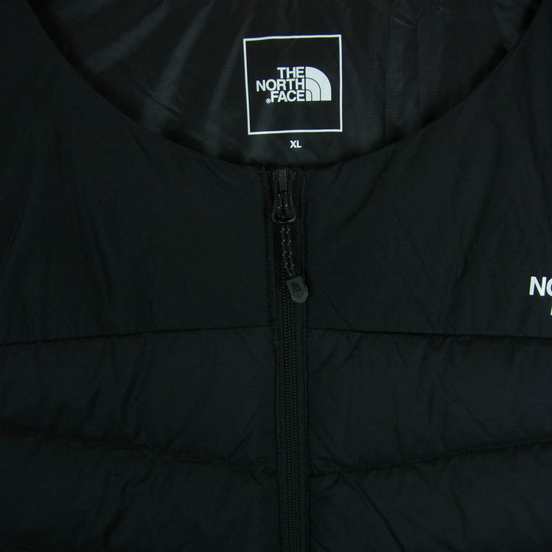 THE NORTH FACE ノースフェイス NY82213 Thunder Roundneck Jacket サンダー ラウンドネック ダウン ジャケット ブラック系 XL【美品】【中古】