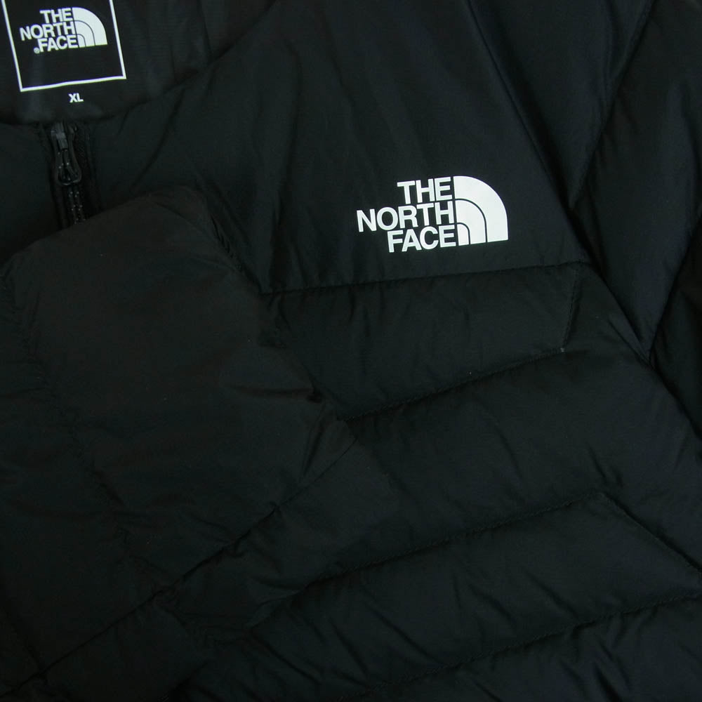 THE NORTH FACE ノースフェイス NY82213 Thunder Roundneck Jacket サンダー ラウンドネック ダウン ジャケット ブラック系 XL【美品】【中古】