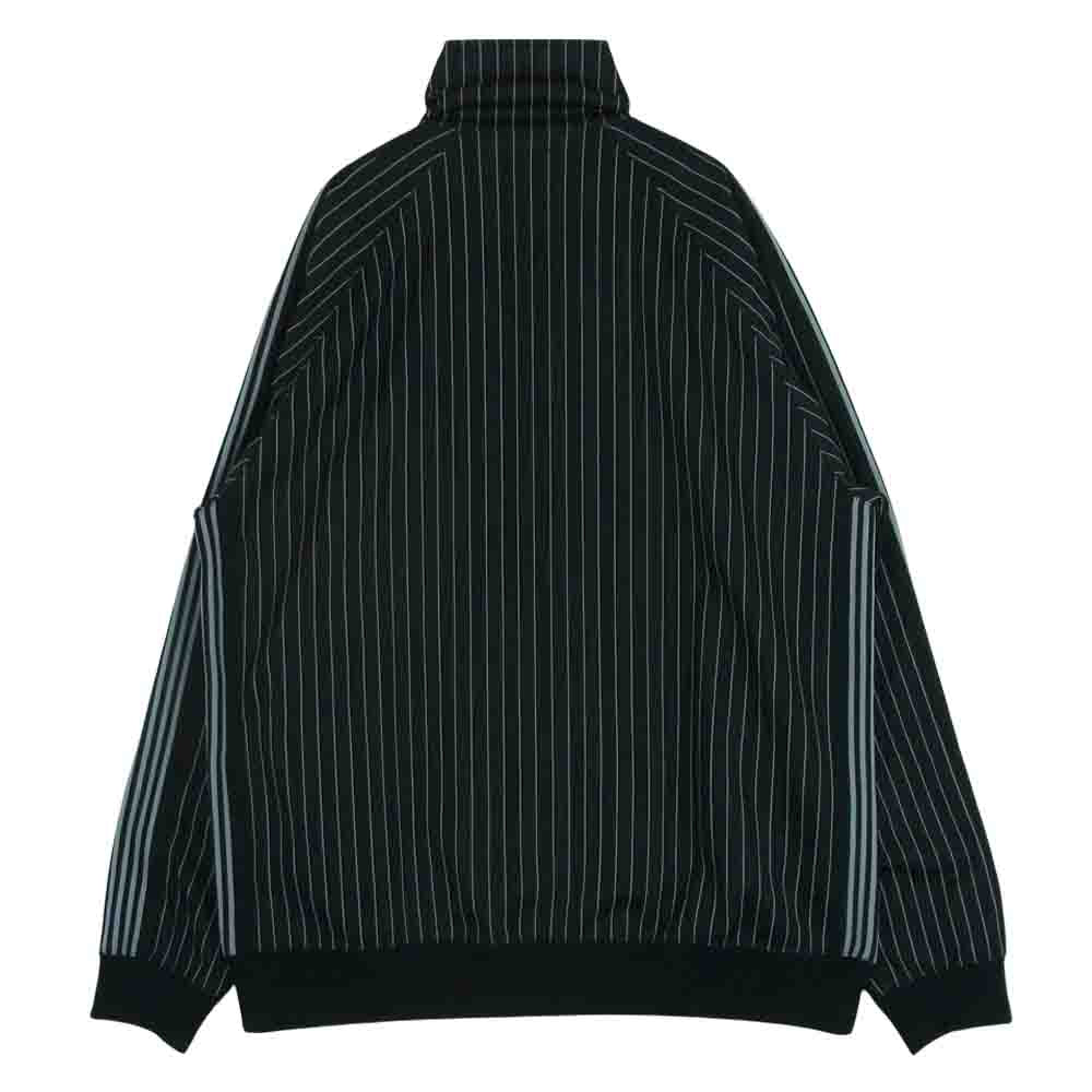 Needles ニードルス 24SS OT1551 STUDIOUS ステュディオス別注 Track Jacket ストライプ トラック ジャケット ブラック系 XL【美品】【中古】