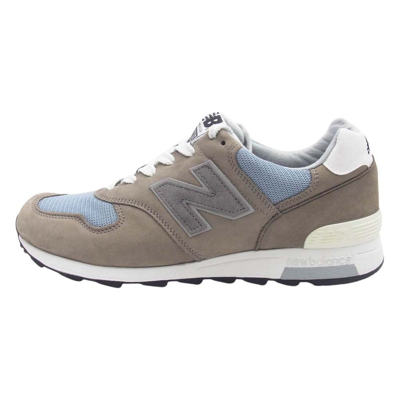 NEW BALANCE ニューバランス M1400WA USA製 スエード メッシュ ローカット スニーカー マーブルヘッド ライトブラウン系 グレー系 29cm【中古】