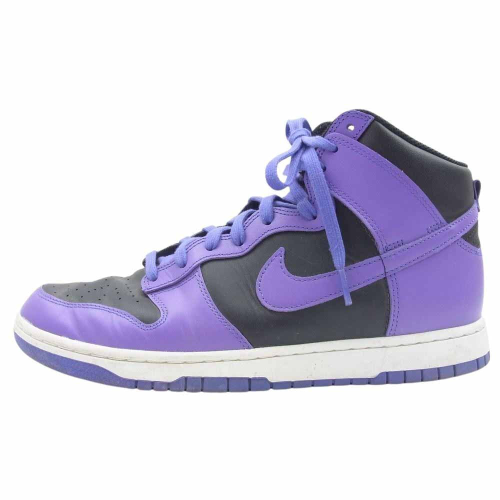 NIKE ナイキ DV0829-500 Dunk High Psychic Purple  ダンク ハイ サイキックパープル ハイカット スニーカー ブラック系 パープル系 28.5cm【中古】