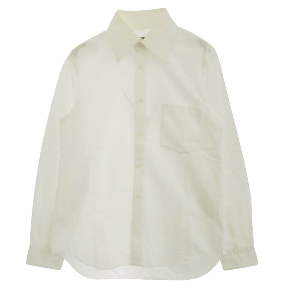 COMME des GARCONS HOMME PLUS コムデギャルソンオムプリュス AD2006 PS-B003 でか襟 ビッグカラー 長袖 シャツ ホワイト系 XS【中古】
