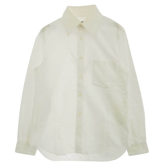 COMME des GARCONS HOMME PLUS コムデギャルソンオムプリュス AD2006 PS-B003 でか襟 ビッグカラー 長袖 シャツ ホワイト系 XS【中古】