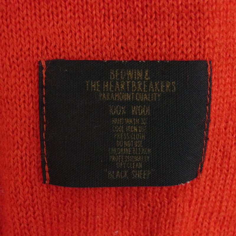 BEDWIN & THE HEARTBREAKERS ベドウィンアンドザハートブレイカーズ C-NECK JACQUARD SWEATER 日本製 レッド系 3【中古】