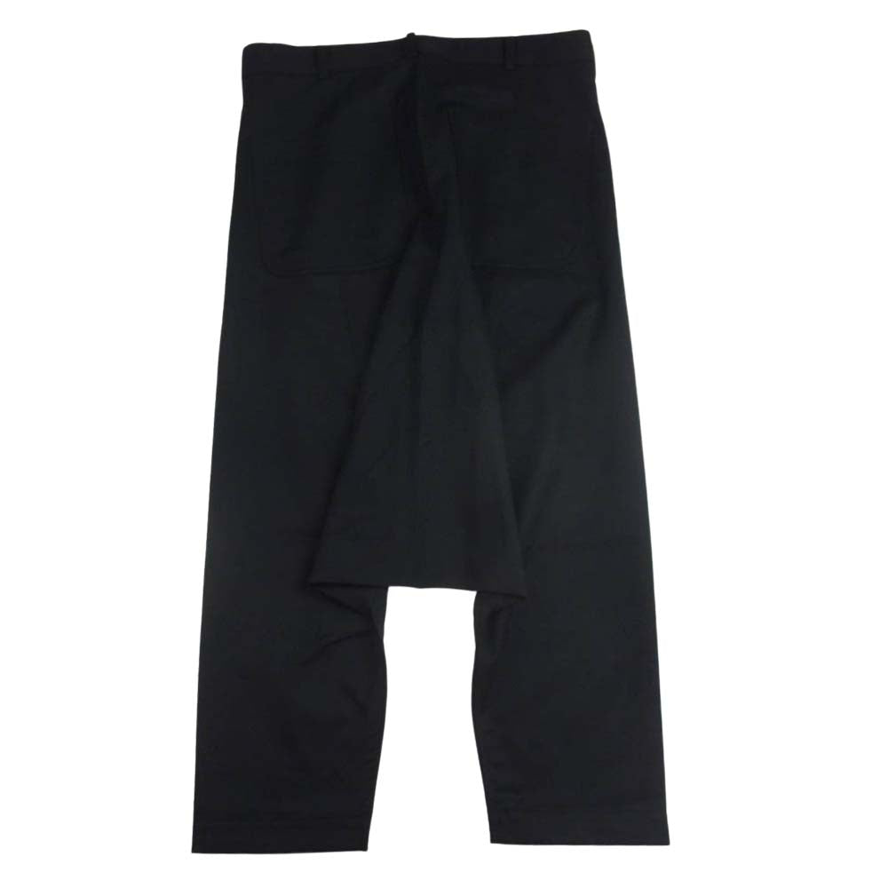 BLACK COMME des GARCONS ブラックコムデギャルソン AD2010 1G-P003 ウール サルエル パンツ ブラック系 S【中古】