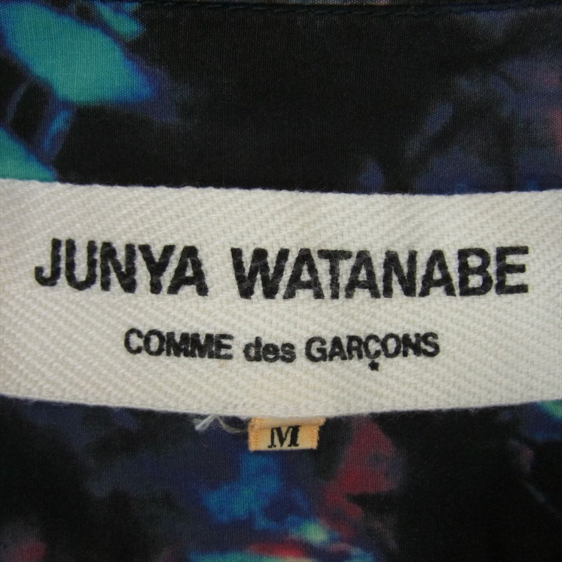 JUNYA WATANABE COMME des GARCONS ジュンヤワタナベコムデギャルソン AD2001 JE-B006 コットンブロード タイダイ染め 長袖 シャツ マルチカラー系 M【中古】