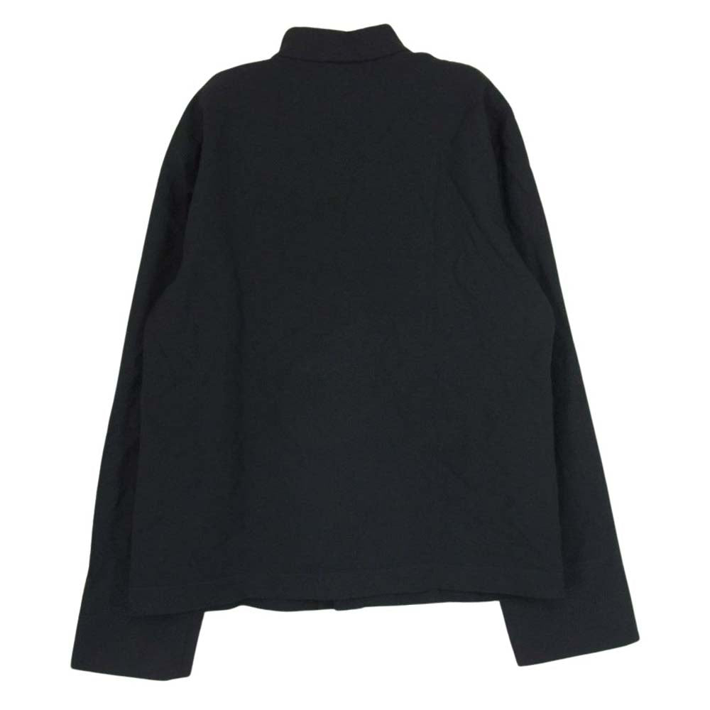 BLACK COMME des GARCONS ブラックコムデギャルソン AD2011 1H-J217 ポリ縮 チャイナ ジャケット ブラック系 S【中古】