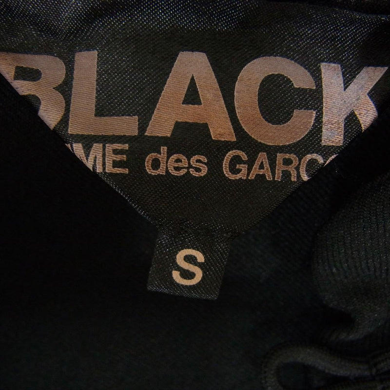 BLACK COMME des GARCONS ブラックコムデギャルソン AD2011 1H-J217 ポリ縮 チャイナ ジャケット ブラック系 S【中古】