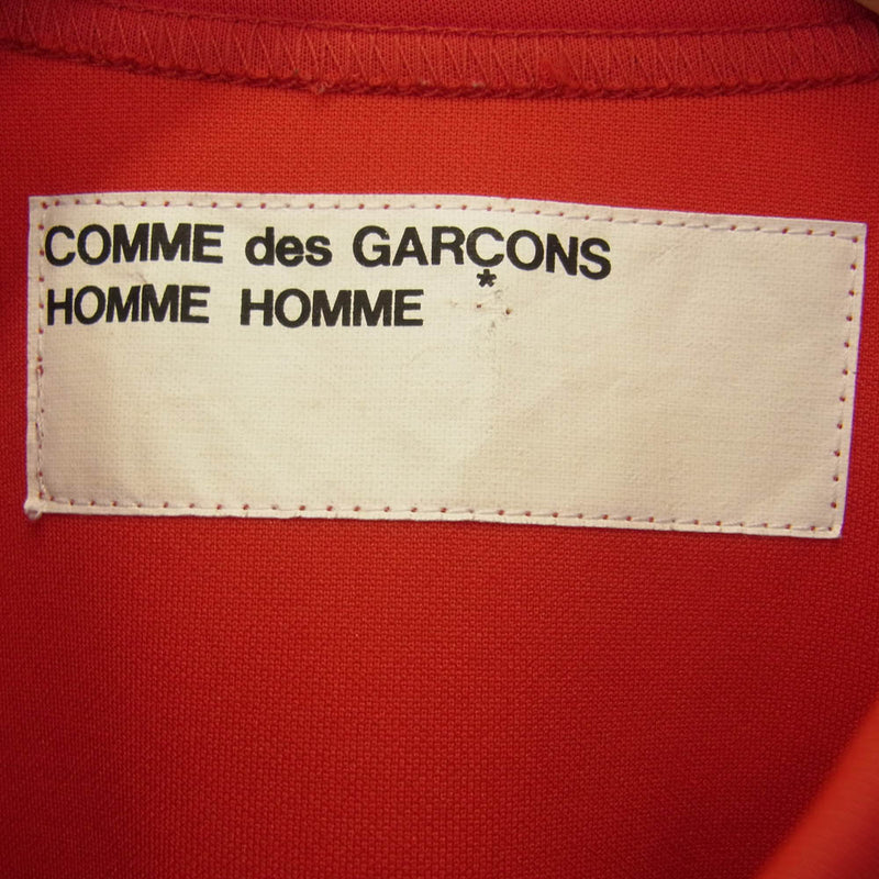 COMME des GARCONS HOMME コムデギャルソンオム HOMME オムオム IT-040010 AD2000 ハーフジップ Tシャツ カットソー レッド系【中古】