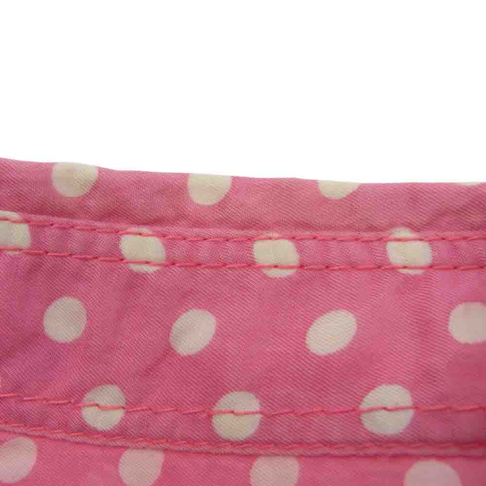 COMME des GARCONS HOMME コムデギャルソンオム AD2007 HT-B001 総キュプラ ドット柄 長袖 シャツ ブラウス ピンク系 SS【中古】
