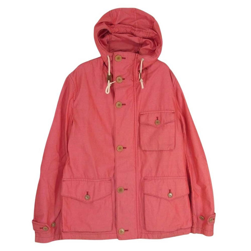 COMME des GARCONS HOMME コムデギャルソンオム AD2010 HG-J047 紺タグ 綿マウンテンパーカー レッド系 S【中古】