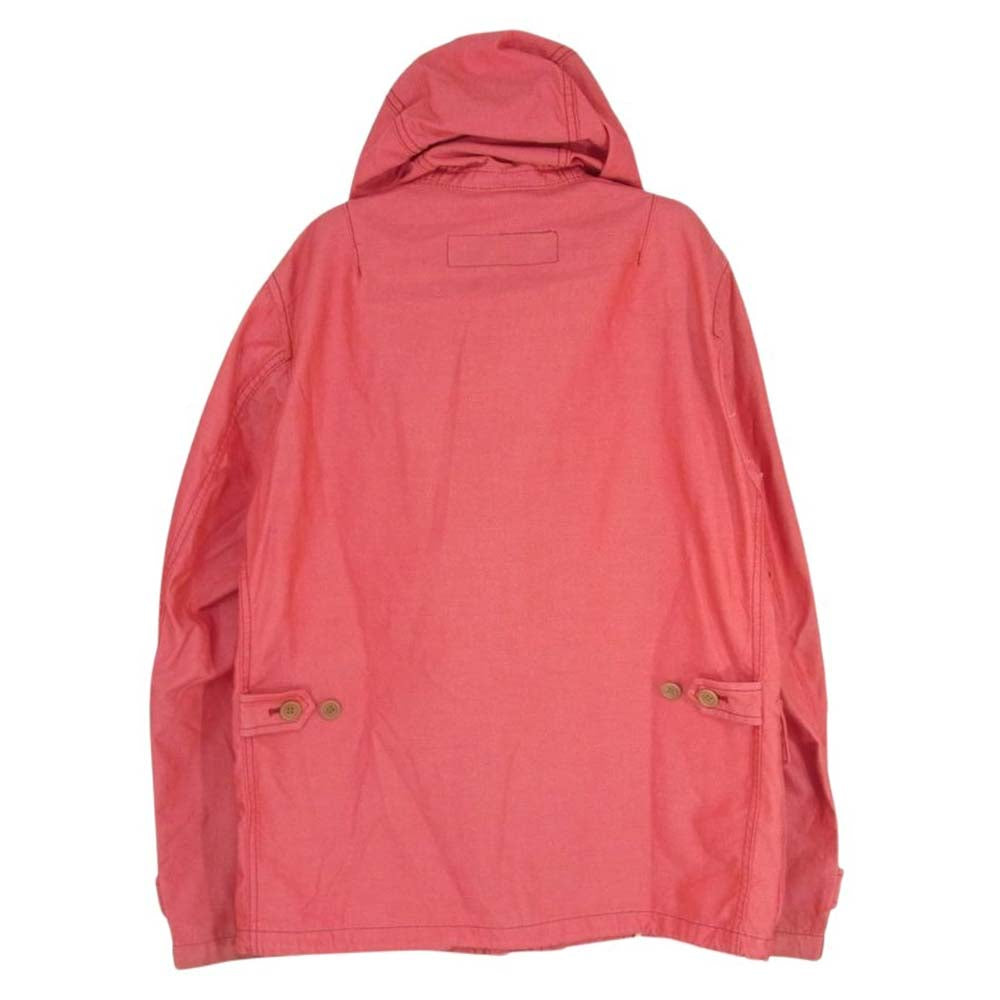 COMME des GARCONS HOMME コムデギャルソンオム AD2010 HG-J047 紺タグ 綿マウンテンパーカー レッド系 S【中古】