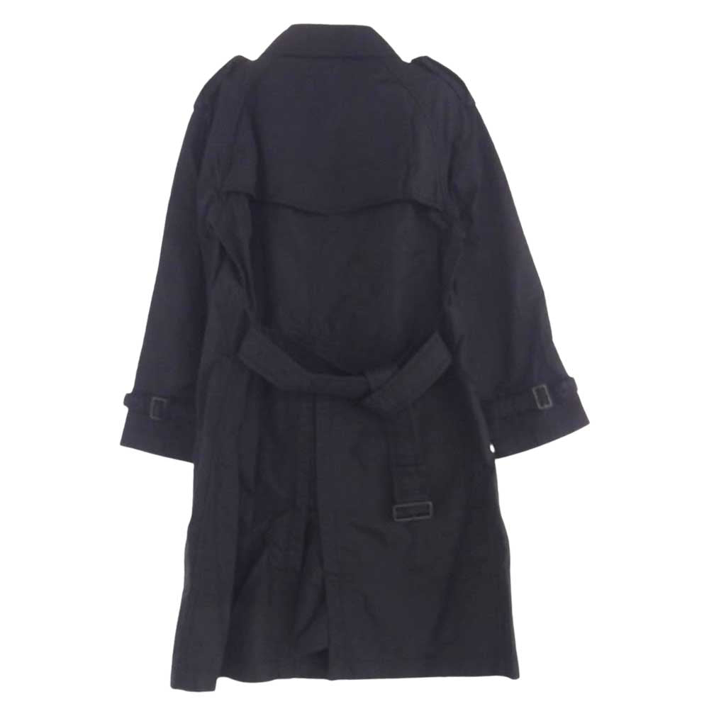 COMME des GARCONS HOMME コムデギャルソンオム AD2007 HT-C016 ナイロン トレンチコート ブラック系 S【中古】