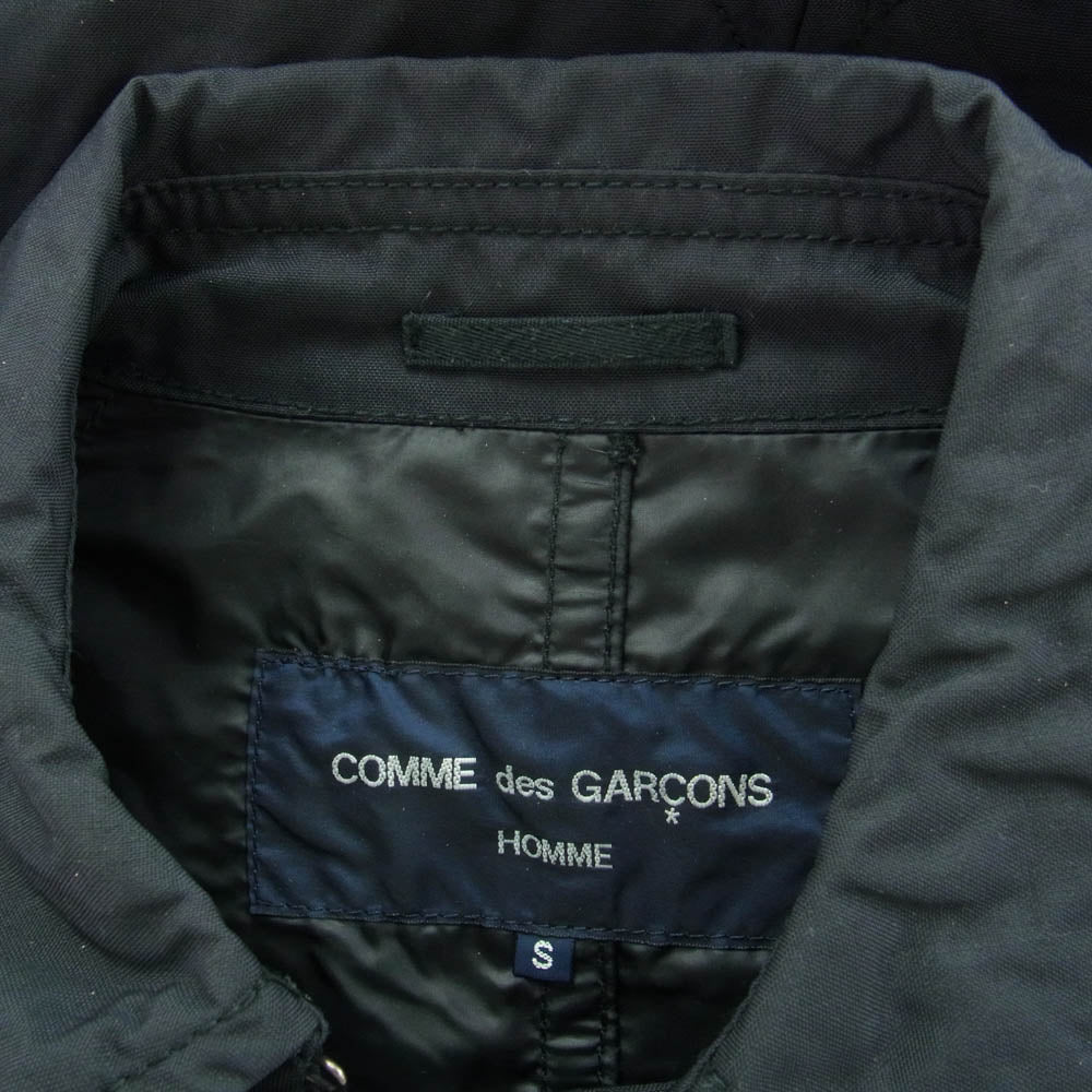 COMME des GARCONS HOMME コムデギャルソンオム AD2007 HT-C016 ナイロン トレンチコート ブラック系 S【中古】