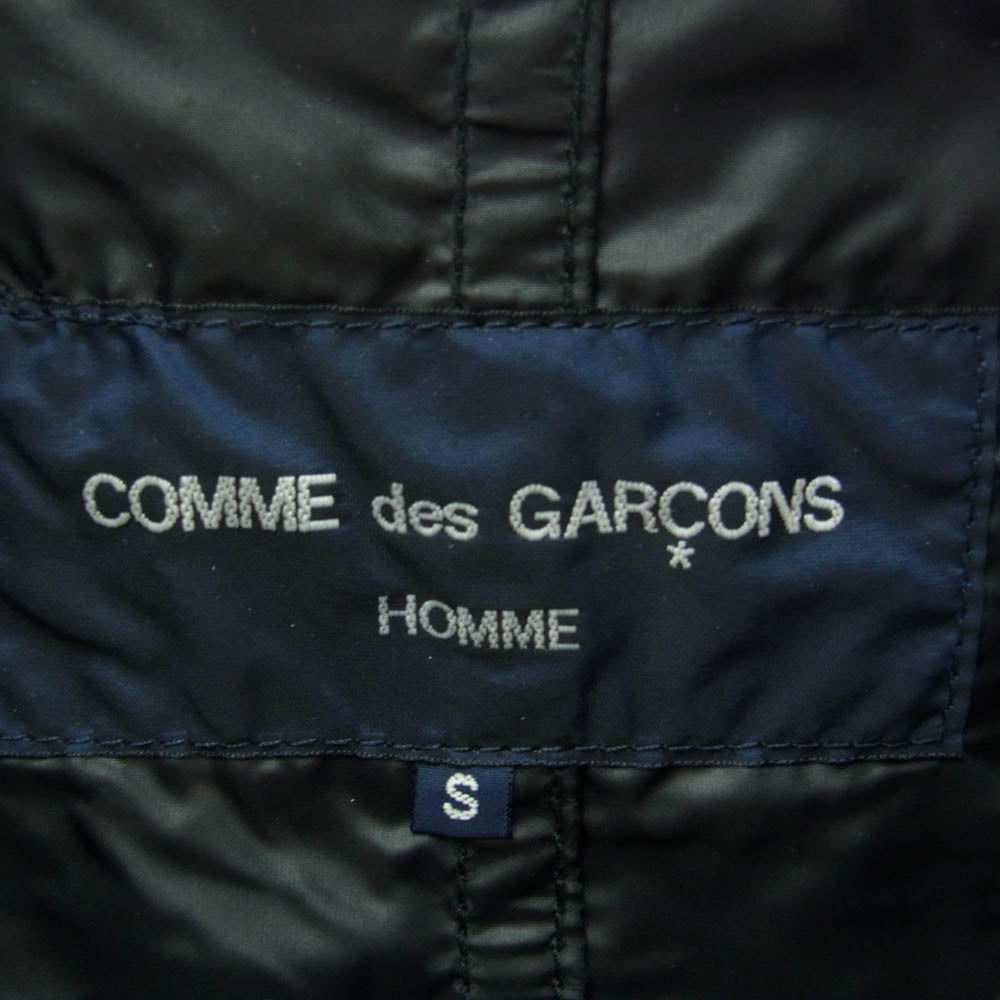 COMME des GARCONS HOMME コムデギャルソンオム AD2007 HT-C016 ナイロン トレンチコート ブラック系 S【中古】