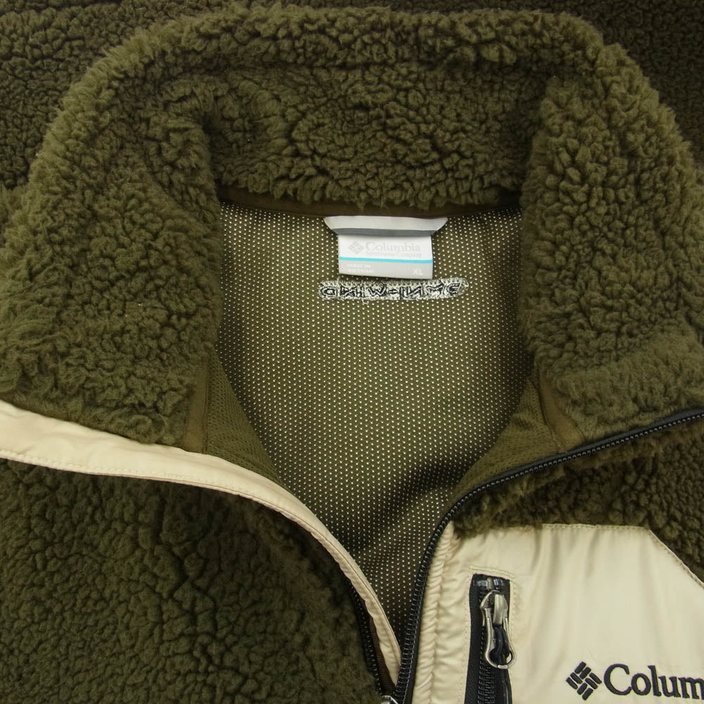 Columbia コロンビア PM3744 アーチャー リッジ ボア フリース ベスト XL カーキ カーキ系 ベージュ系 XL【中古】